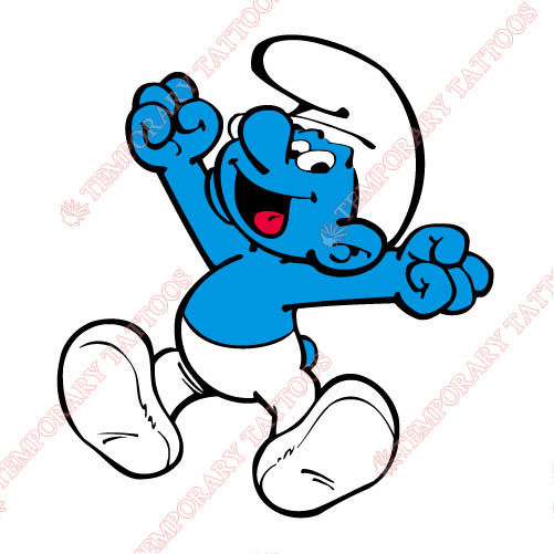 The Smurfs Customize Temporary Tattoos Stickers NO.3469